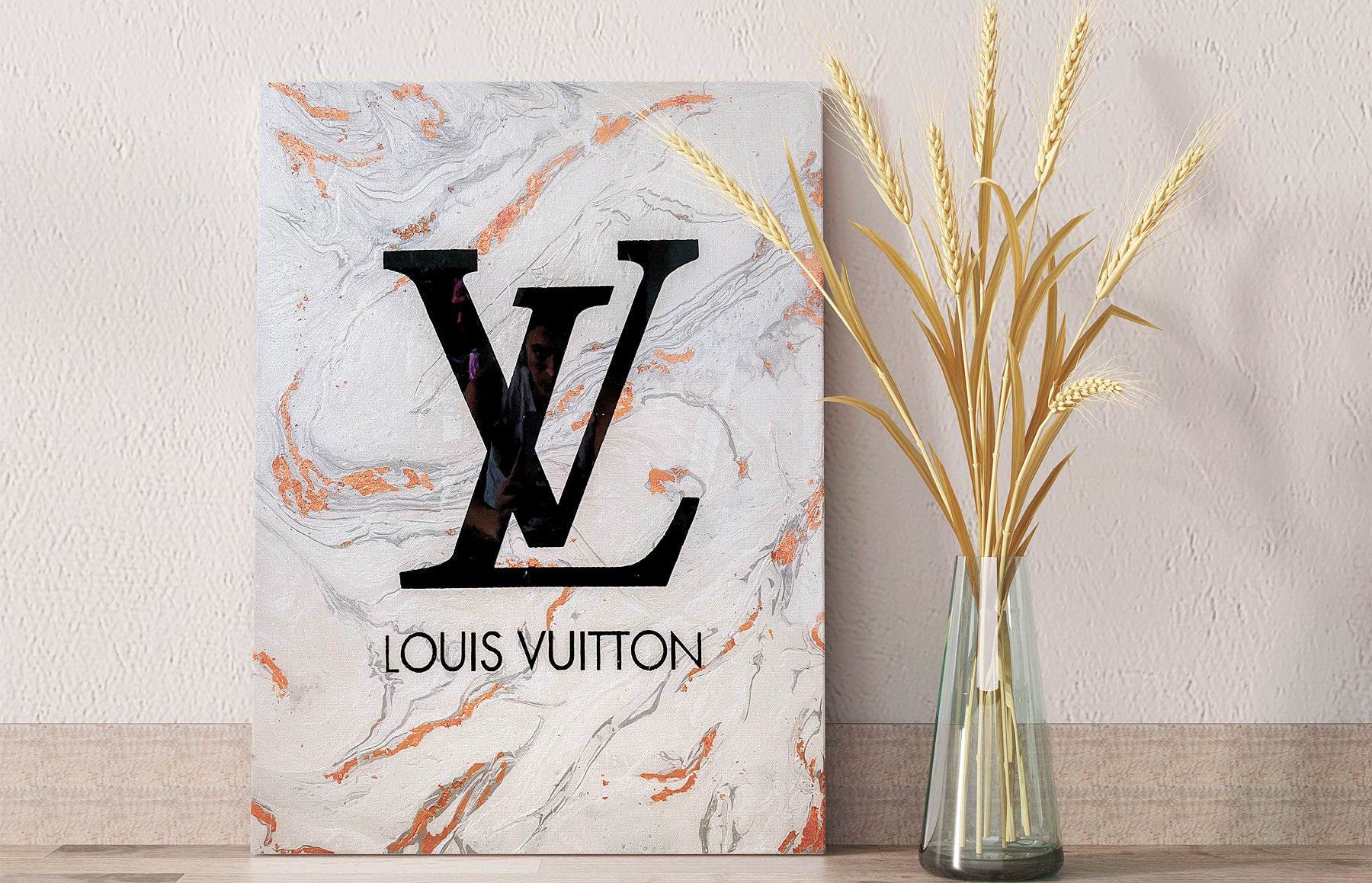 LV Wall Art Luxxcreative