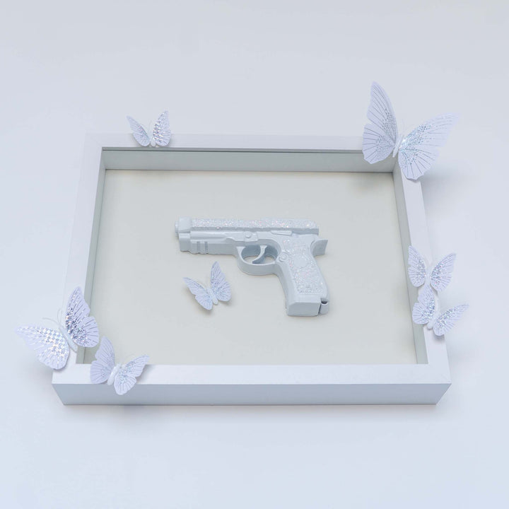 Gun with Butterflies - Luxxcreative