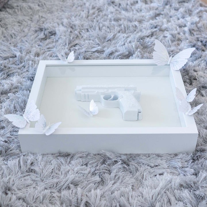 Gun with Butterflies - Luxxcreative