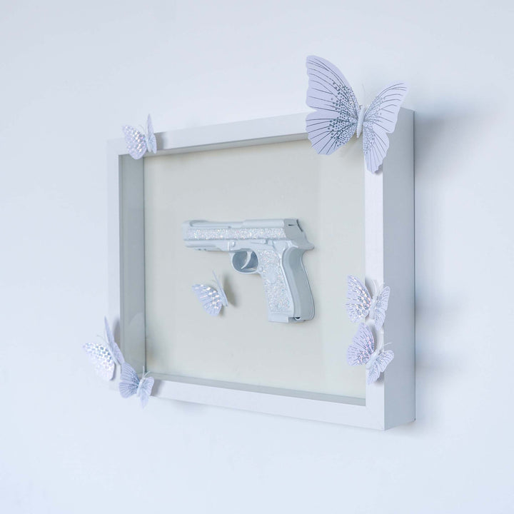Gun with Butterflies - Luxxcreative
