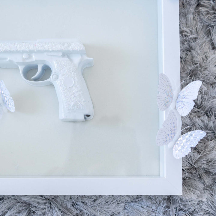 Gun with Butterflies - Luxxcreative