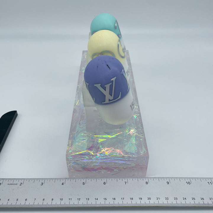 Iridescent Pill Sculpture - Luxxcreative